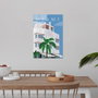 Wallity Cuadro Decorativo de Vidrio Templado Multicolor 30 x 45 cm